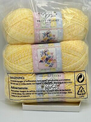 Baby Bee 3 Skeins Sunny/5003  #284265 3.5 oz 310 Yds ***A-336