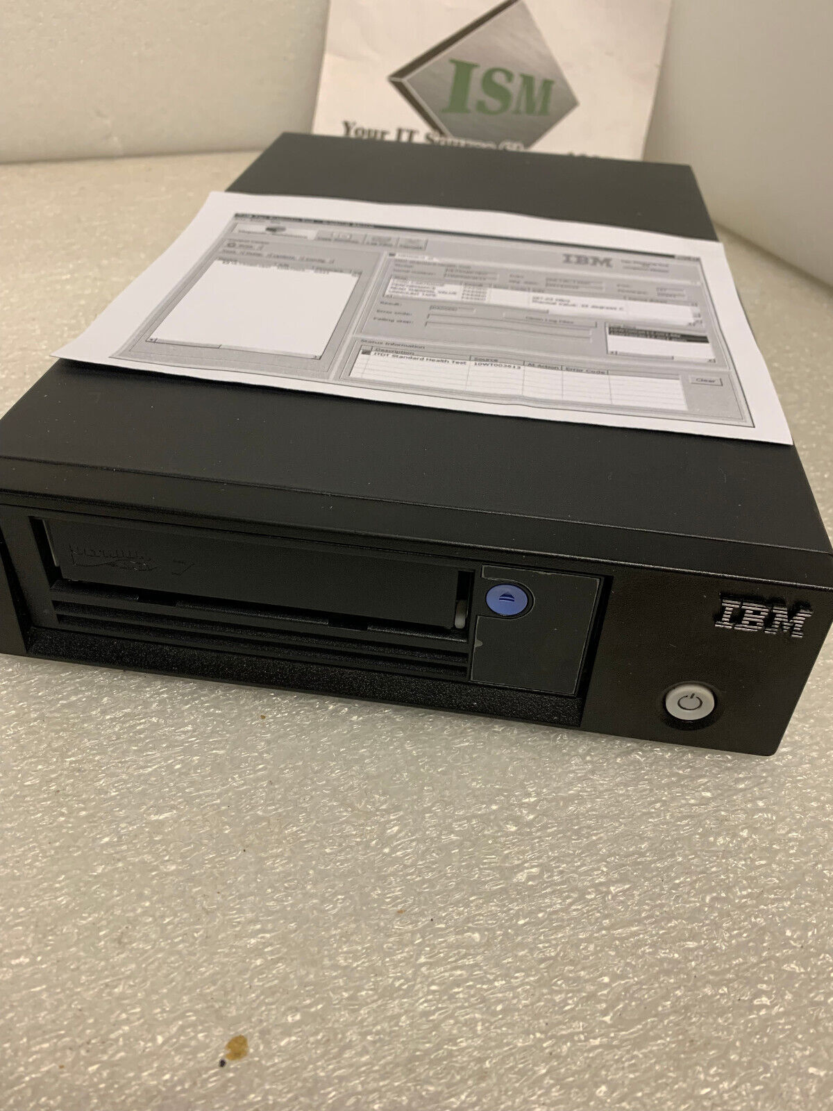 IBM 3580-H7S TS2270 LTO-7 Half Height SAS External Tape IBM 3580-H7S TS2270 LTO-7 Half Height SAS External Tape