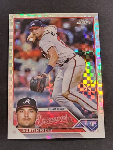 2023 TOPPS CHROME BASEBALL XFRACTOR AUSTIN RILEY #66 | eBay