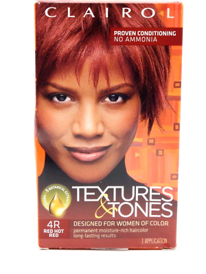 Clairol Textures & Tones Permanent Hair Color 4R Red Hot Red