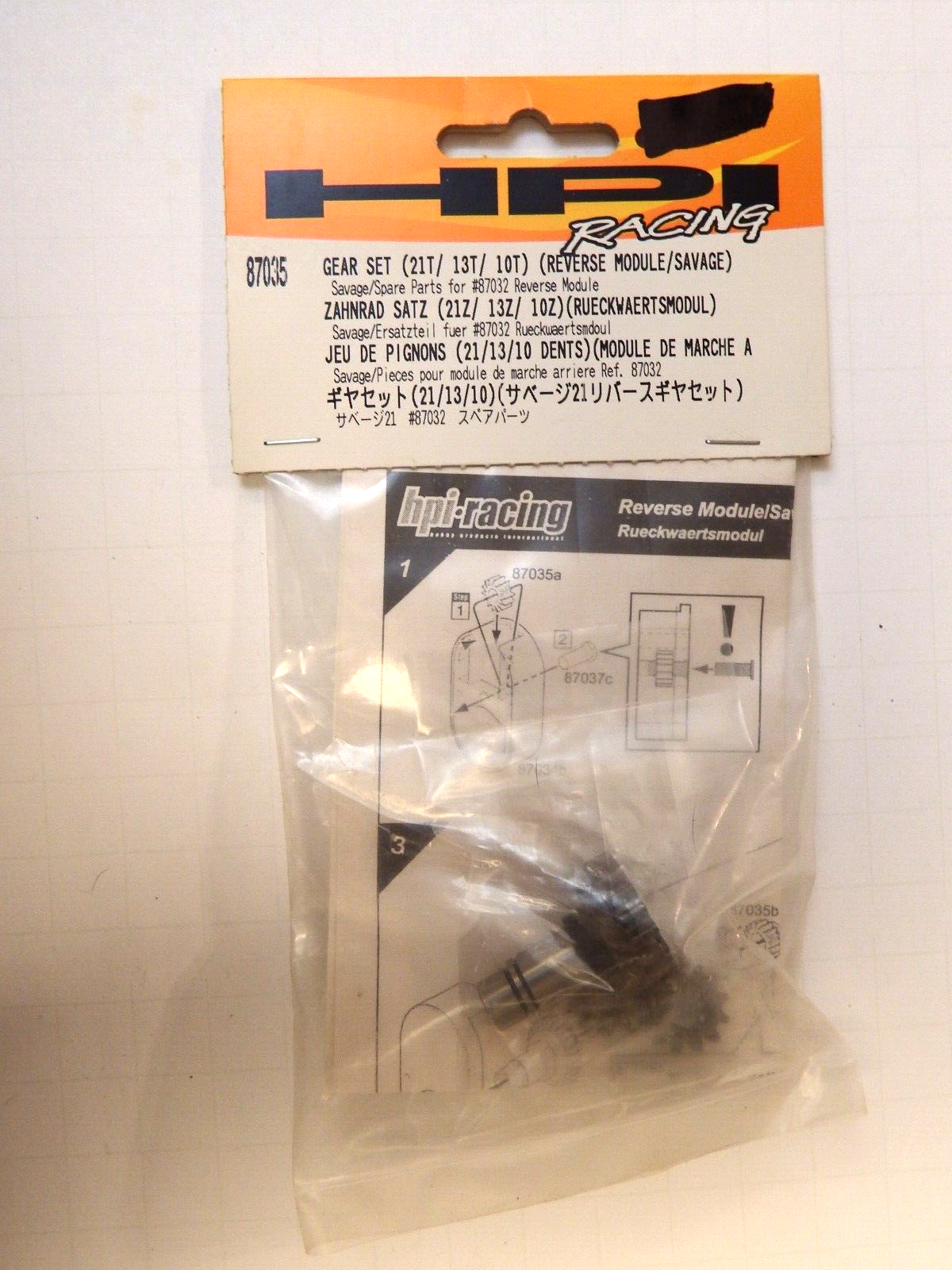HPI Racing - GEAR SET (21T/13T/10T) (REVERSE MODULE/SAVAGE- Model