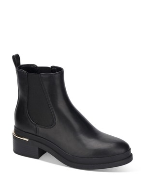 KENNETH COLE NEW YORK Женские черные ботинки Levon 2.0 на наборном каблуке из кожи Челси 8 М