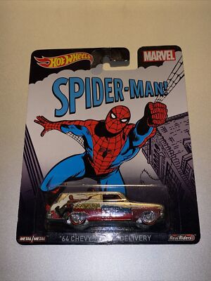 Hot Wheels Marvel Spiderman 1964 Chevy Nova Delivery