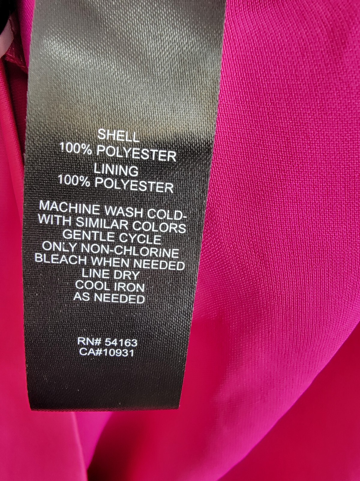 Jessica Howard Sleeveless Tie-Waist Wrap Dress Women's 10 Magenta Vneck Pullover - Picture 12 of 15