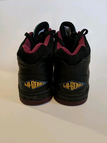 Vintage 1992 LA GEAR Sneakers BLACK/BLUE/PURPLE Women's Size 9 EUC