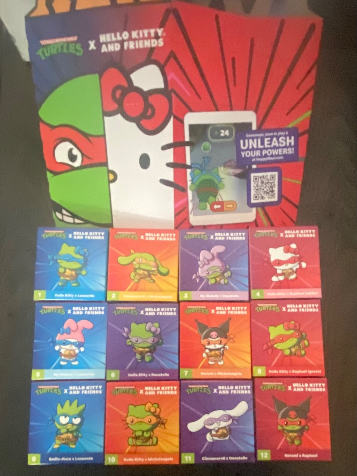 KITTY x TURTLES 8体セット タイマクドナルド FULL SET 8pcs Mcdonalds Teenage Mutant Ninja Turtles x Hello