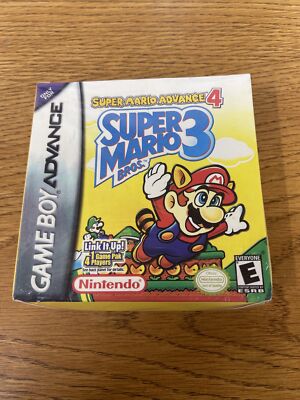 Super Mario Advance 4: Super Mario Bros. 3 GBA New Sealed Add To Your Collection
