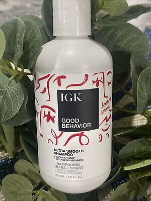 IGK Good Behavior Ultra Smooth Shampoo Intense Nourishment 236ml/8.0 Fl.oz.