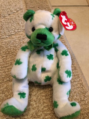 shamrock beanie baby worth