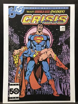 Crisis On Infinity Earths #7 COVER DC Comics Poster Print 10x14 George Perez