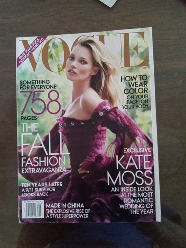 VOGUE SEPTEMBER 2011 ケイト・モス 2011 SEPTEMBER VOGUE MAGAZINE - KATE MOSS COVER | eBay