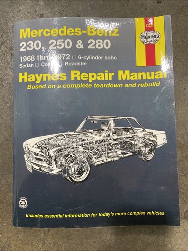 MERCEDES-BENZ 250＆280　Haynes Mercedes-Benz 250 & 280 (68 - 72) Haynes Repair Manual