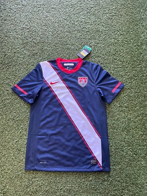 Nike USA Men's Away Jersey 2010 - Obsidian/White/Red