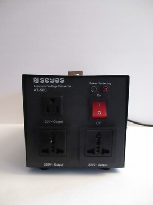 SEYAS 500W Auto Step Up & Step Down Automatic Voltage Transformer 110-240V AC