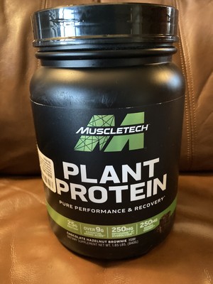 MUSCLETECH Plant Protein, Chocolate Hazelnut Brownie, 1.85 lb exp 7/24