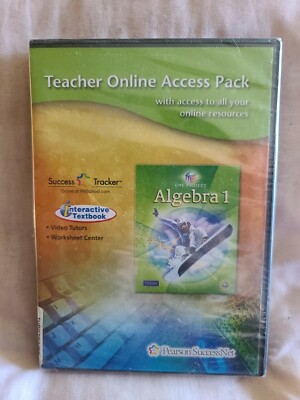 Shelf62g VINTAGE PC GAME/SOFTWARE~ Is teacher online access pack - algebra 1