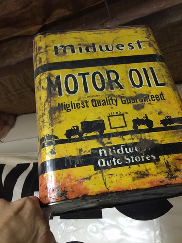 Midwest Motor Oil 2 Gal Metal Can