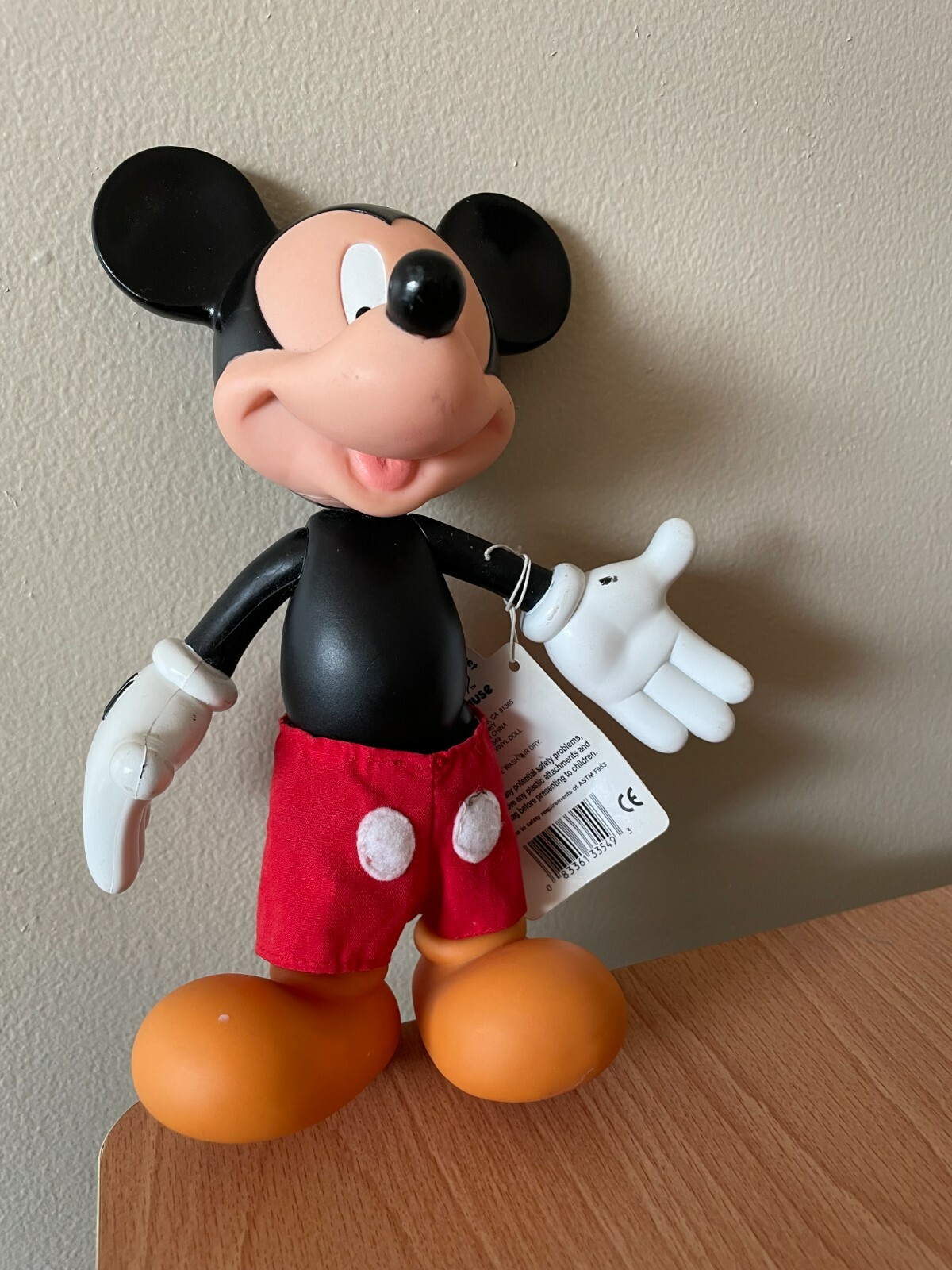 applause mickey mouse vinyl doll 9in | eBay