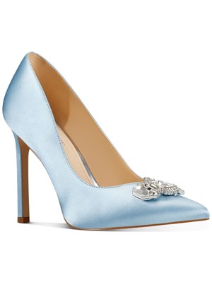 

Женские голубые туфли-лодочки без шнуровки NINE WEST на шпильке X Neil Lane Trulove, Light blue, TRULOVE2