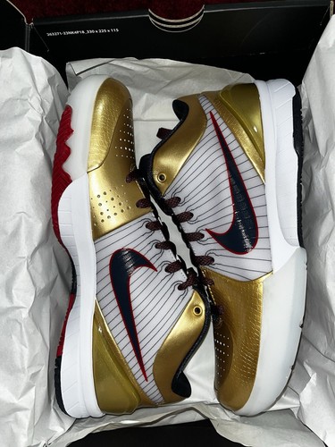 Nike Zoom Kobe 4 Protro 2024 Gold Medal *FQ3544-100* size 9M 