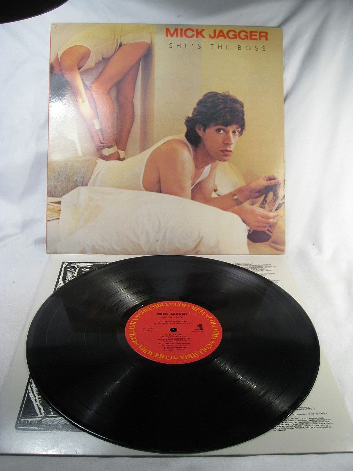 MICK JAGGER LP Album She's The Boss Original 1985 Vinyl. #43