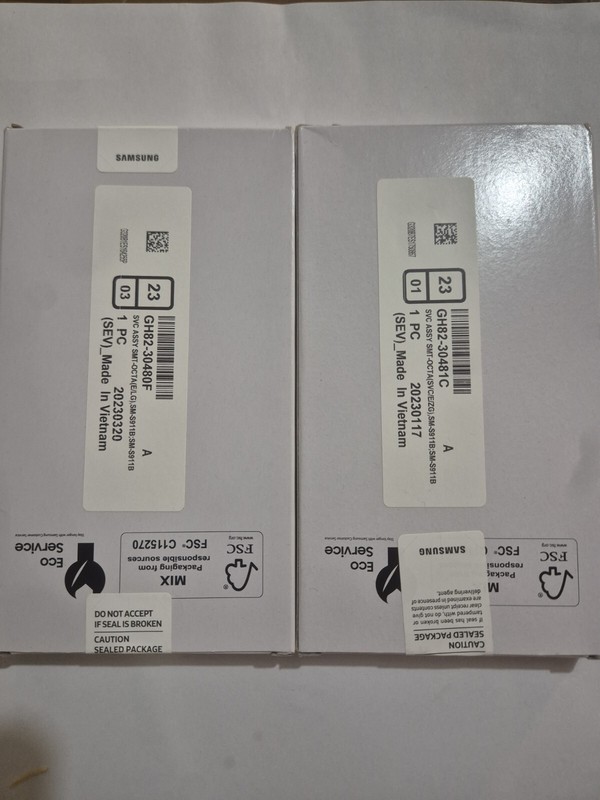 Vitre Tactile + ÃCran Lcd Original Samsung Galaxy S23 Vert/Lime Gh82-30480f/81c