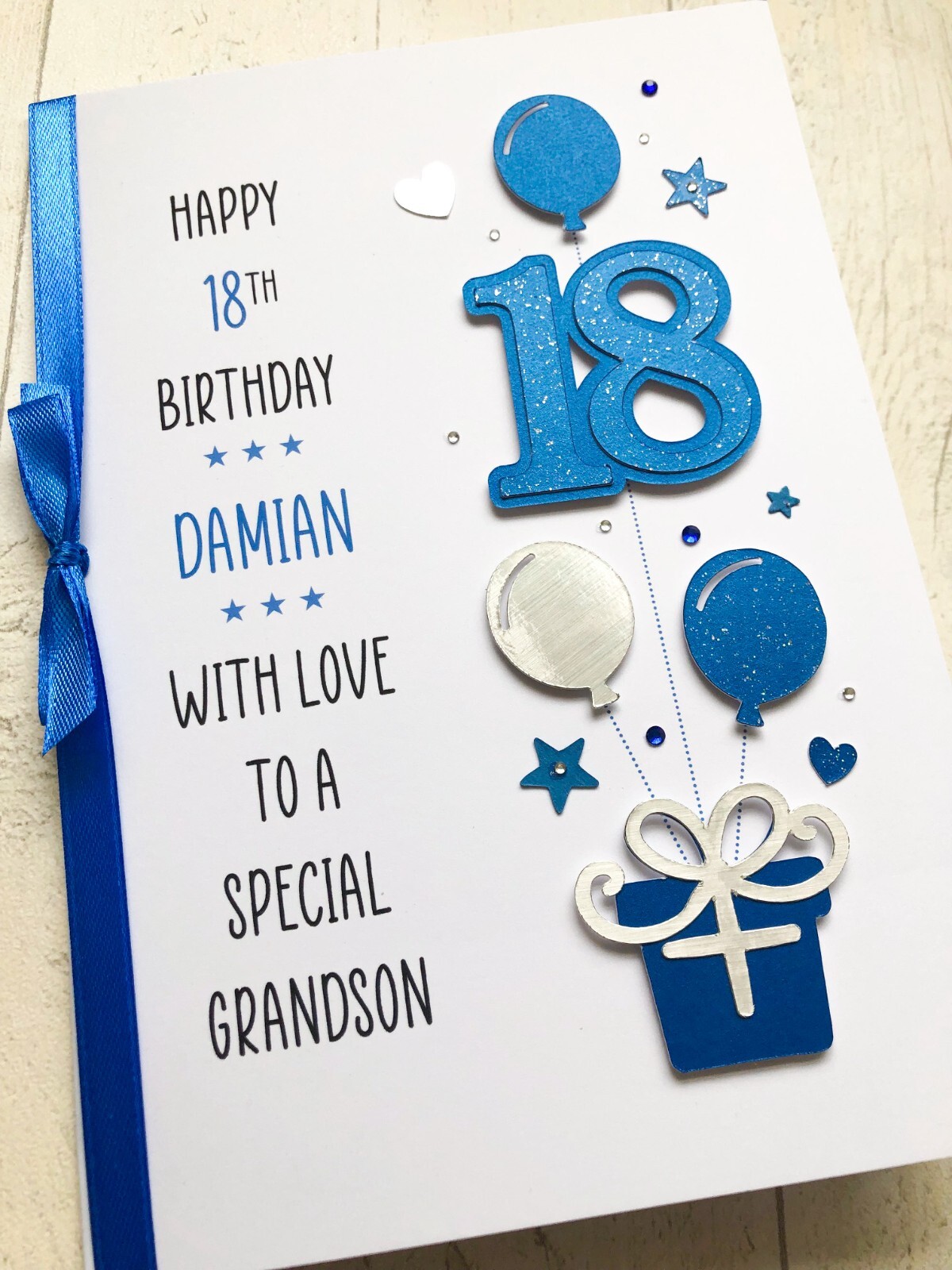 18th-birthday-card-grandson-son-brother-etc-personalised-handmade-custom-designs-ebay