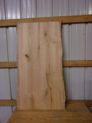 2 PC RUSTIC RED OAK SLAB KILN DRIED LUMBER WOOD BOARD 852V LIVE EDGE SPALTED