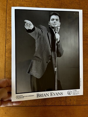 Musician Brian Evans Rare Vintage 8x10 Press Photo #1