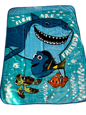 Classic Finding Nemo Extra Soft Plush 60"x80" Twin Size Blanket