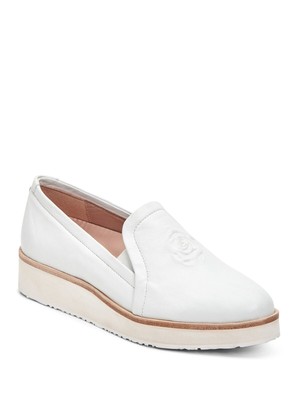 

TARYN ROSE COLLECTION Женские лоферы без шнуровки Rafaella на танкетке White Rose 8,5 B, Белый, TC0424