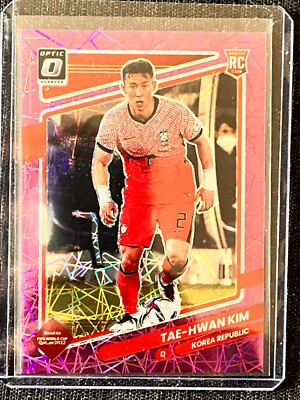CARD PANINI DONRUSS QATAR 2022 PURPLE LASER TAE HWAN KIM # 138 LIMITED 35/99