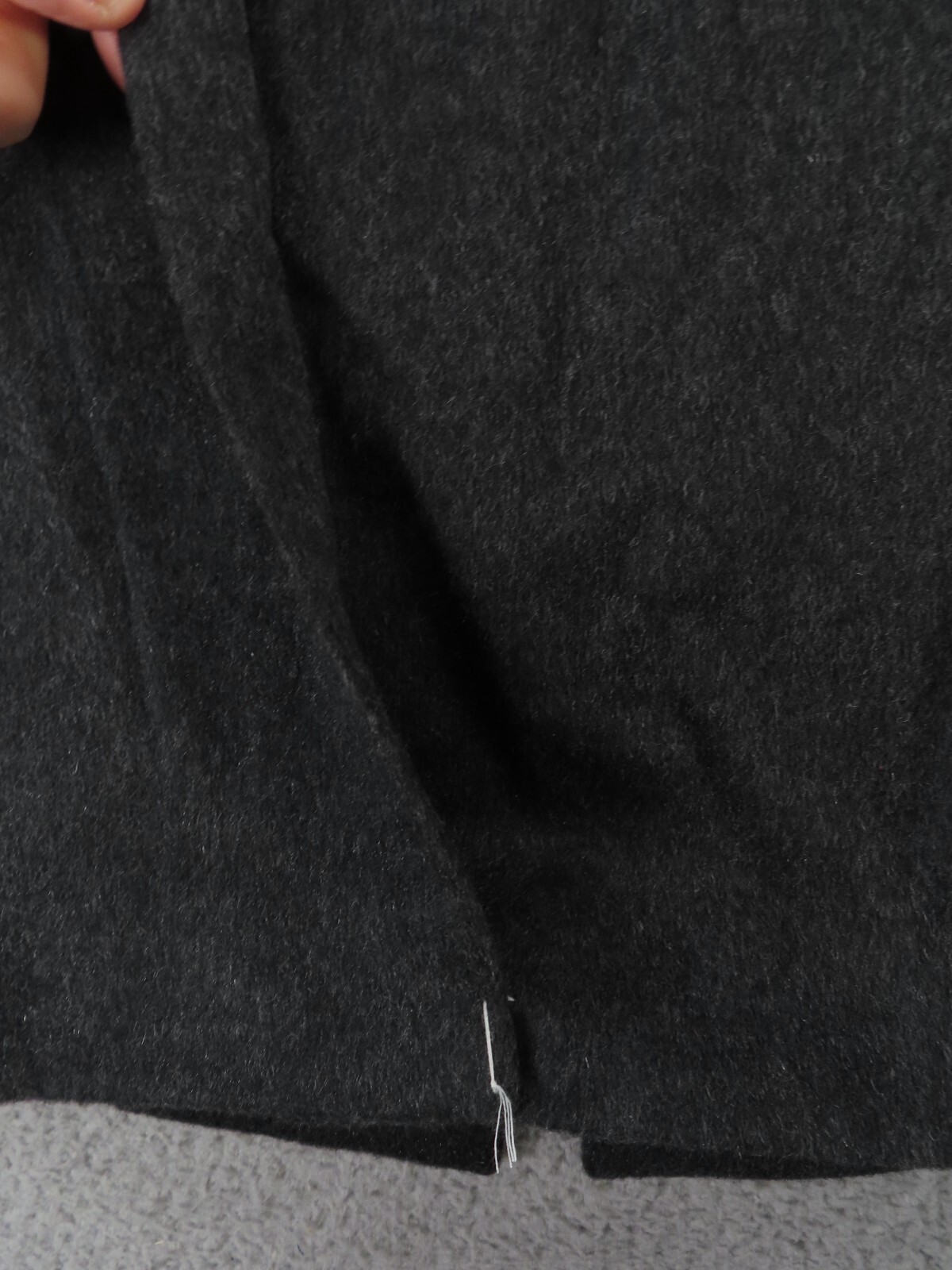 Pre-owned Jos. A. Bank Jos A Bank Over Coat Jacket Mens 50r Charcoal Gray 100% Cashmere