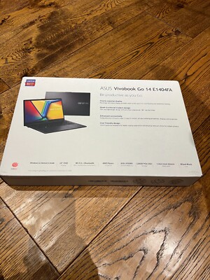 ASUS 14'' Laptop 14 FHD Laptop AMD Ryzen 3 7320U 4GB RAM DDR5 128GB SSD Black New
