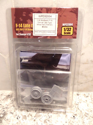 Wolfpack WP32004, F-14 Tomcat Late Type wheel set (for Tamiya/Trumpet,SCALE 1/32