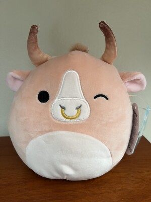 Squishmallow 8 inch Howland The Bull Plush NEW with Tag Protector FAST SHIP