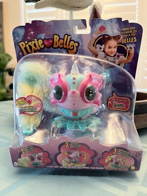 Pixie Belles - Rosie (Pink) - Interactive Electronic Pet with Bonus Tail, New