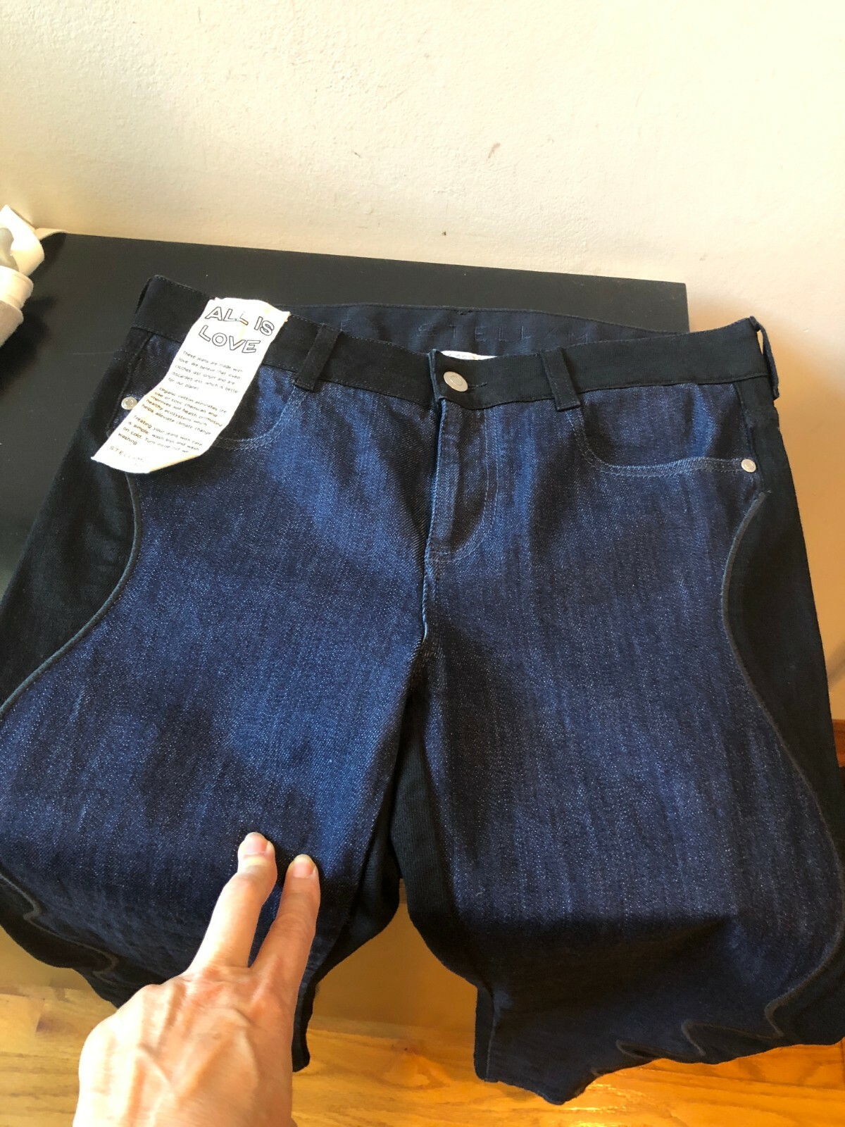 NEW Stella McCartney Two Tone Denim Jeans Pants Size 28 | eBay