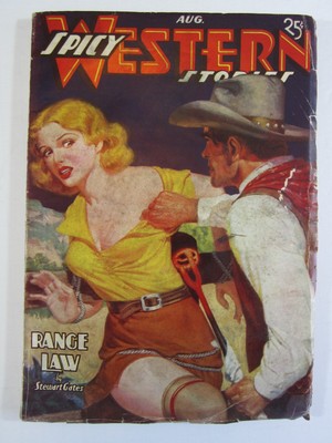 Spicy Western Stories v. 2 #4, Aug. 1937, GD+  Scarce Pulp!
