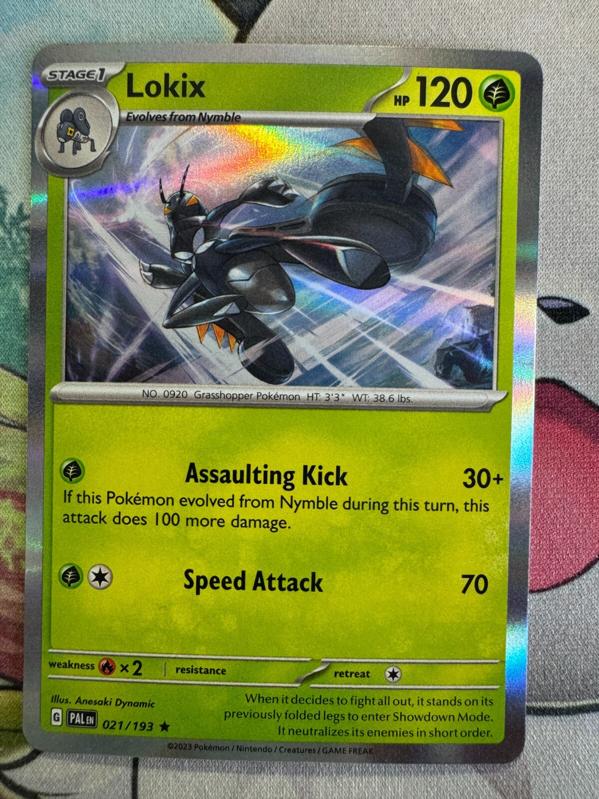 Lokix Holo English Pokemon TCG BKBL975 | eBay