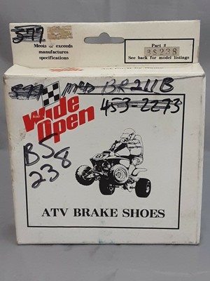 NEW WIDE OPEN BS238 REPLACEMENT BRAKE SHOES YAMAHA YMF350 FTW/FWU