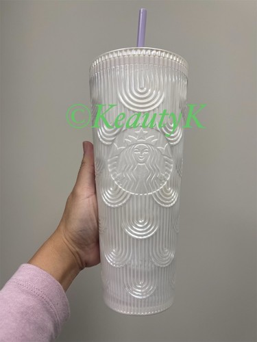 Starbucks マーメイドスケール 水筒 Starbucks White Pearl Siren Mermaid Scale Tumbler venti cold