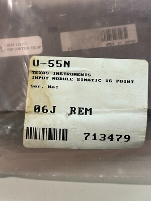 Texas Instruments U-55N Input Module
