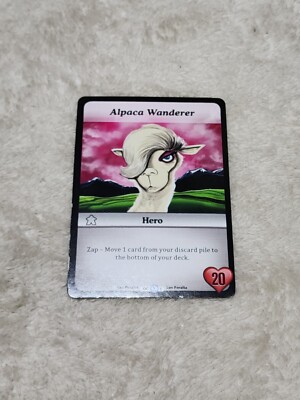 Munchkin Card Game Alpaca Wanderer Promo Card! Very Rare