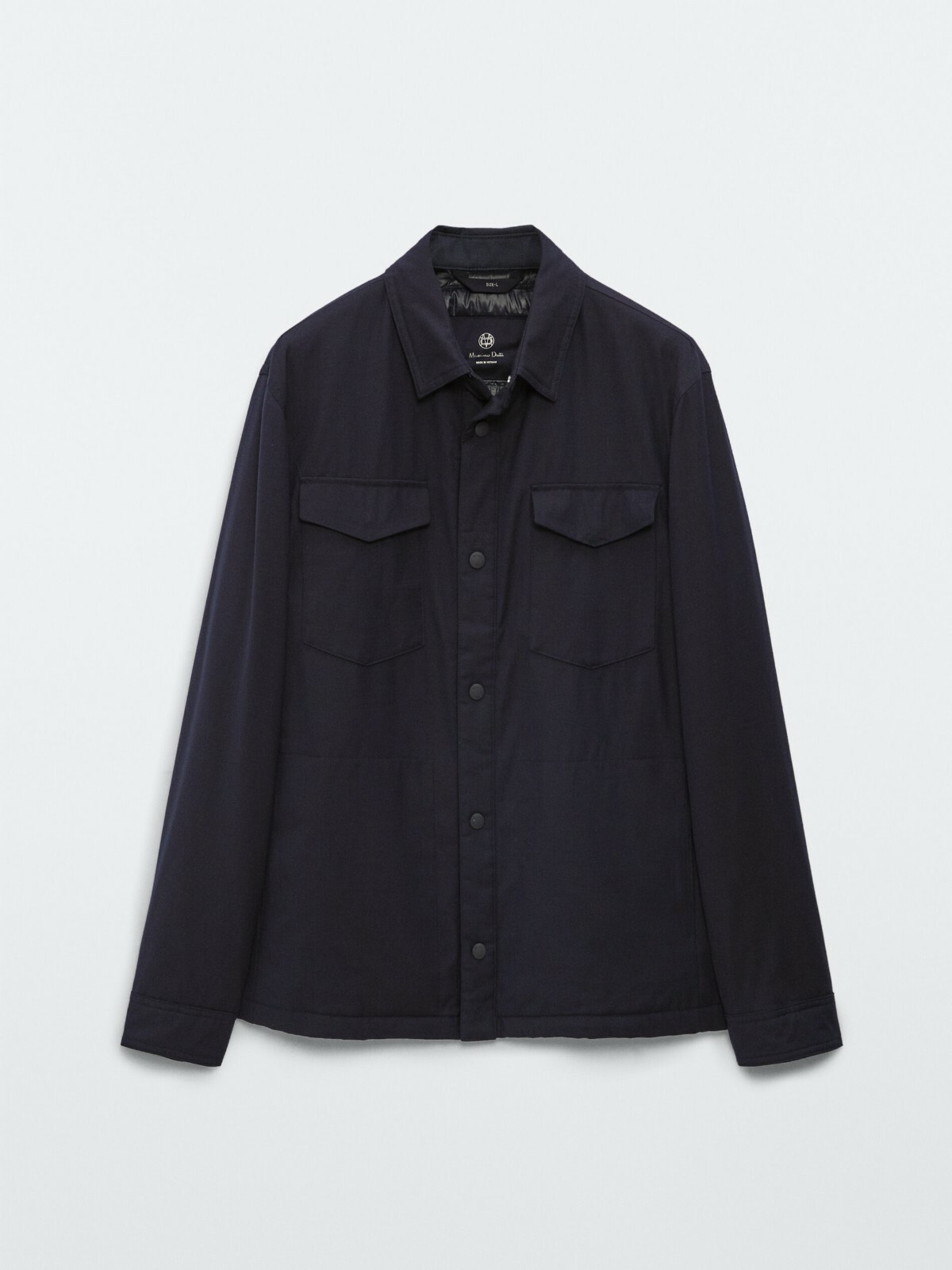 New Massimo Dutti Technical Down Overshirt Jacket S 3408/222