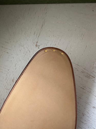 Pre-owned Gucci $1050  Men's Lace Up Leather Oxford Shoes Brown 11.5 Us/11 Uk 723610