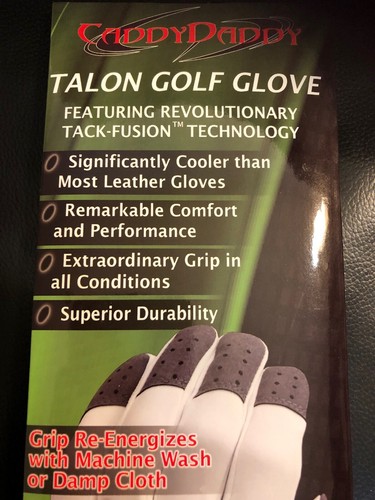 Caddy Daddy Mens Left Handed Size Extra Large Talon Golf Glove New