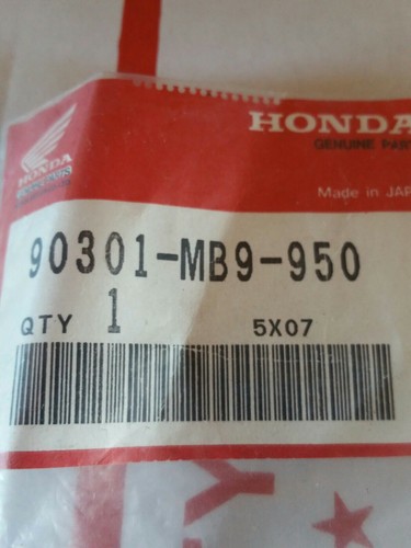 Honda NEW OEM Part 90301-MB9-950 LOCK NUT (12MM) 1983-2020