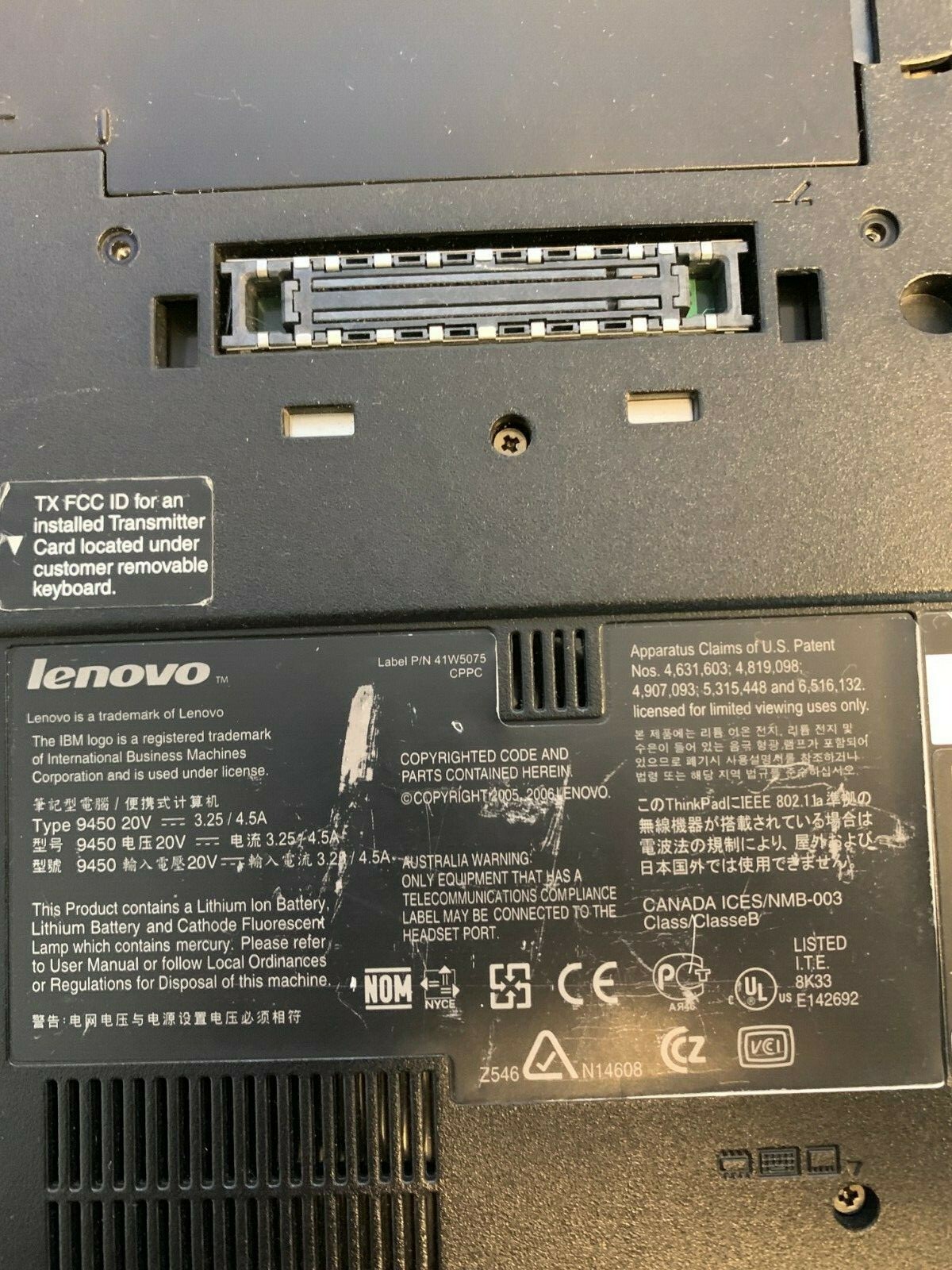 Lenovo IBM ThinkPad as is for parts only