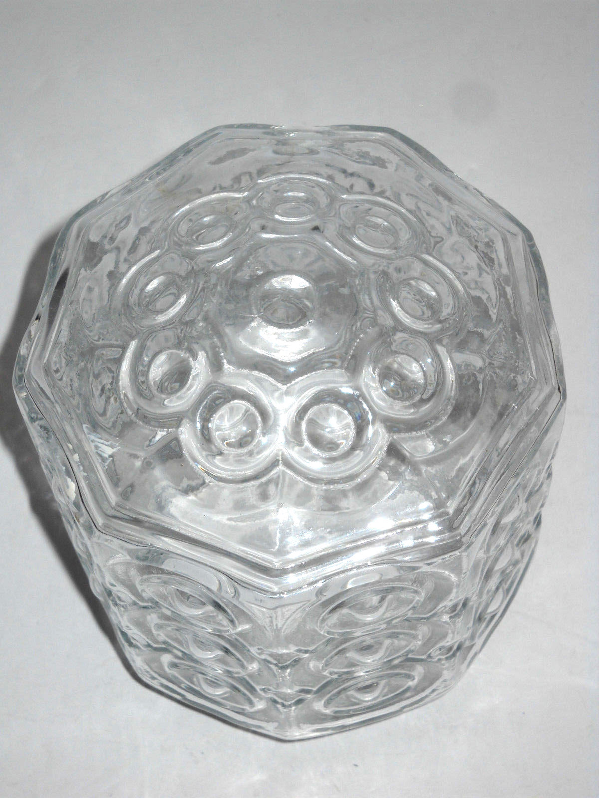 Vintage Art Deco Clear Glass Light Shade Globe Targets 3 1/4